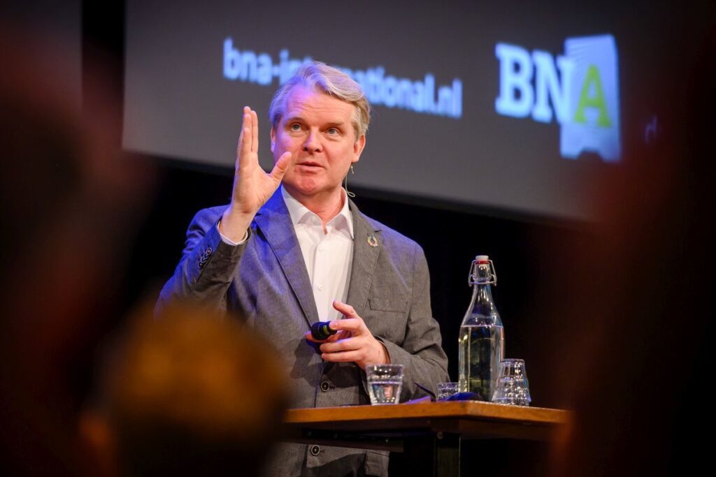 Key note spreker Philip Tidd