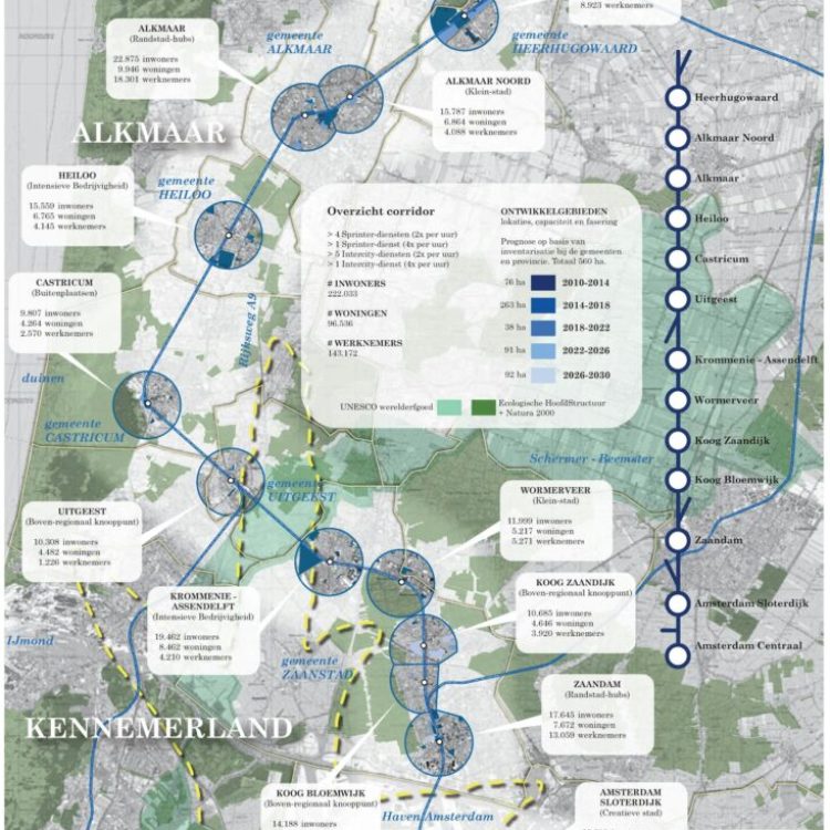 Onder weg! Vijftien ontwerpen voor TOD aan de Zaancorridor
